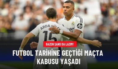 Futbol tarihine geçtiği maçta kabusu yaşadı