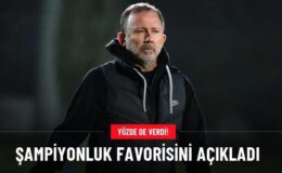 Şampiyonluk favorisini açıkladı