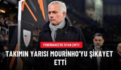 Takımın yarısı Mourinho’yu şikayet etti