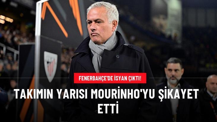 Takımın yarısı Mourinho’yu şikayet etti